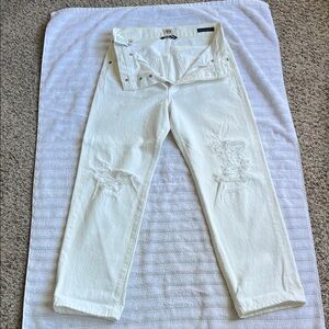 Citizen of humanity,  Emery white crop jeans